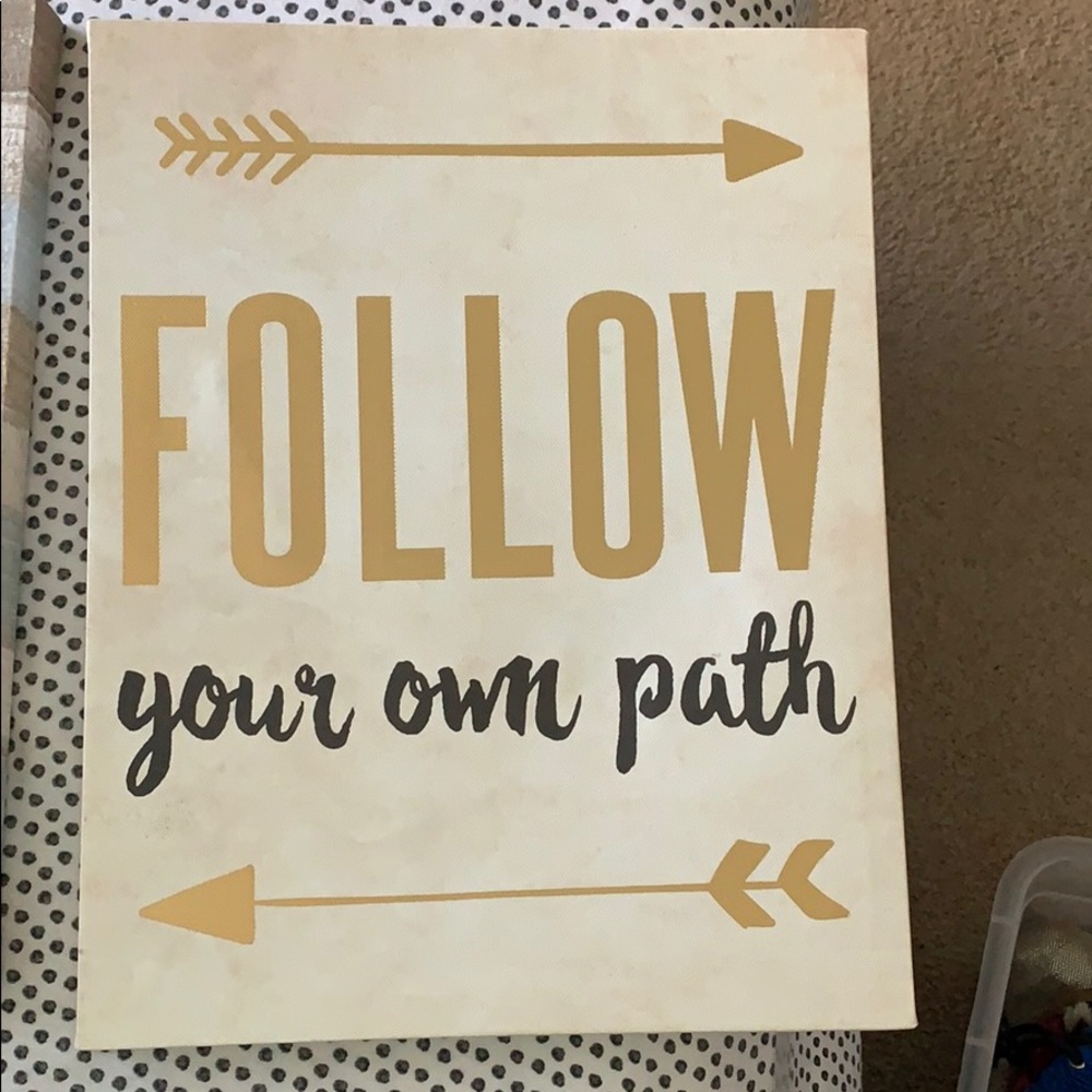 Canvas sign